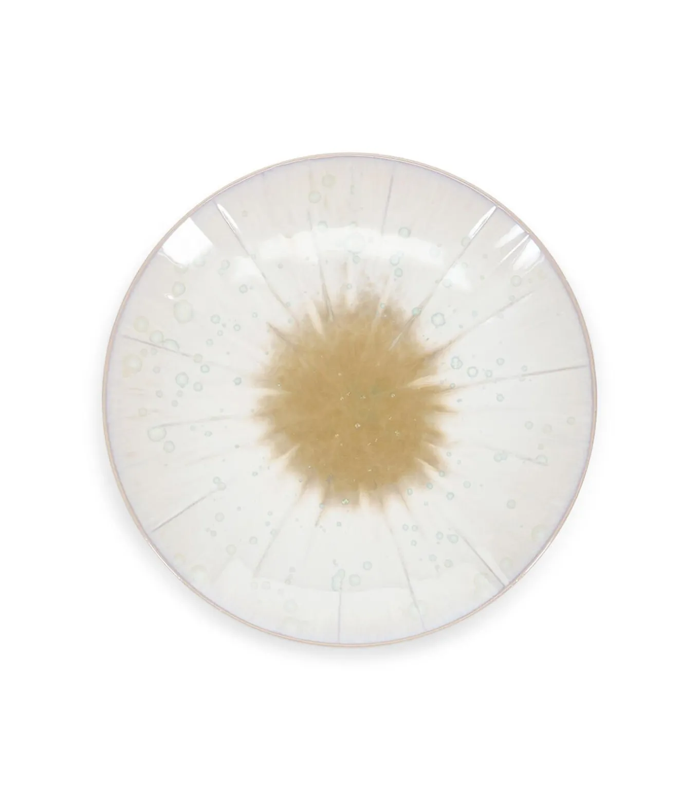 Plat bord 18xH3,5cm wit Eclipse - (x4)