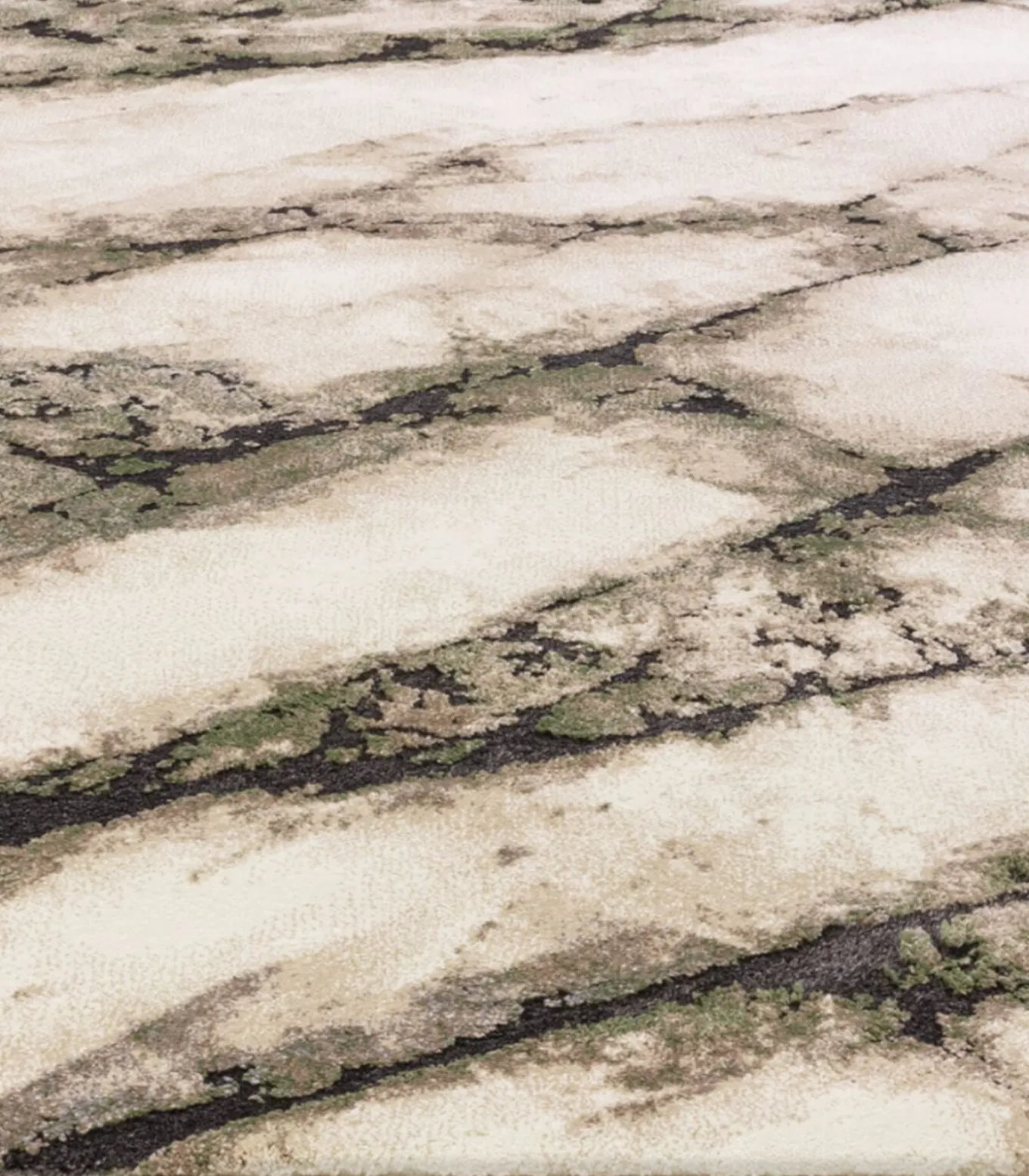 Platgeweven tapijt woonkamer en slaapkamer CRUST