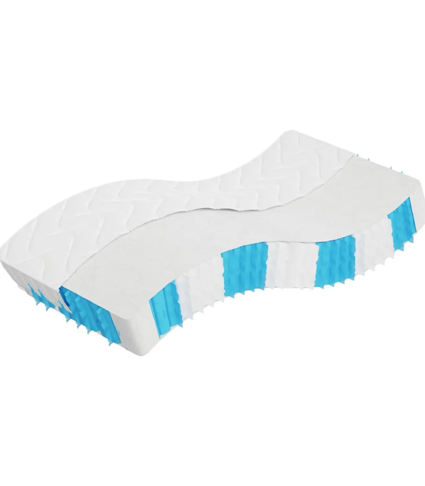 Pocketveringmatras middelhard-hard 70x200 cm