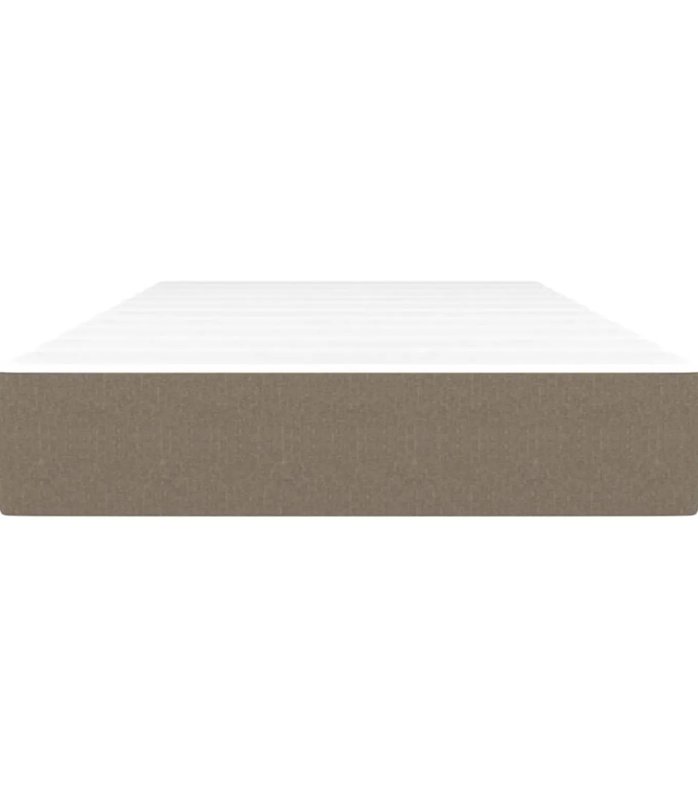 Pocketveringmatras 90x190x20 cm stof taupe