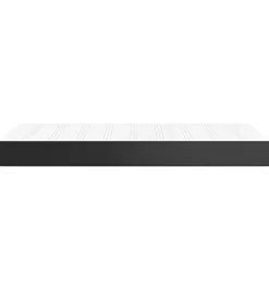 Pocketveringmatras 90x190x20 cm kunstleer zwart