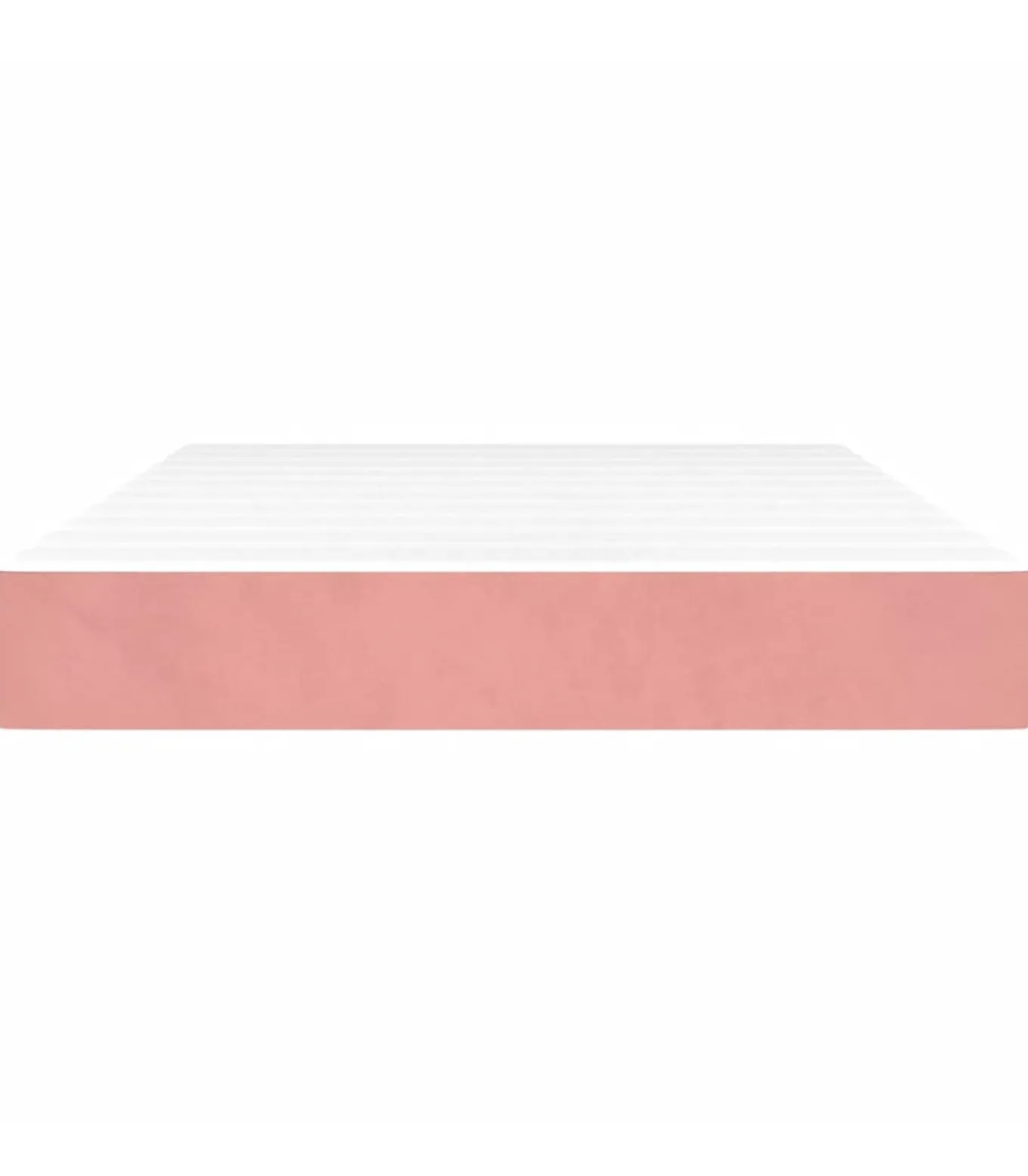 Pocketveringmatras 120x200x20 cm fluweel roze