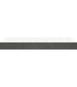 Pocketveringmatras 140x210x20 cm fluweel donkergrijs