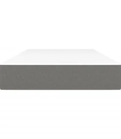 Pocketveringmatras 90x200x20 cm stof donkergrijs