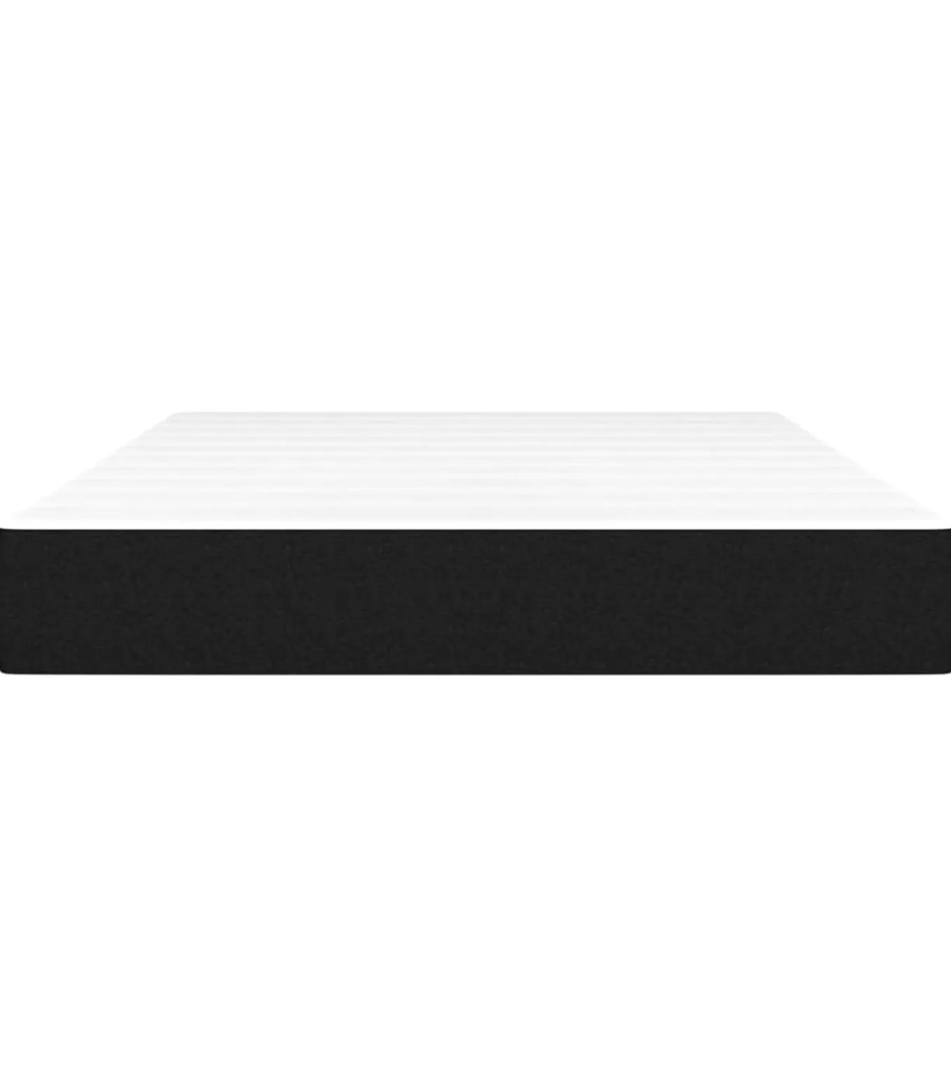 Pocketveringmatras 120x200x20 cm stof zwart