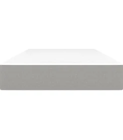Pocketveringmatras 80x200x20 cm stof lichtgrijs