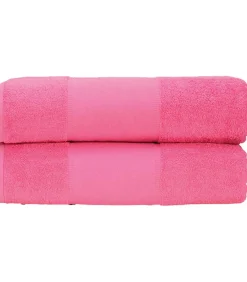 PRINT-ME - Handdoek - Roze