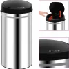 Prullenbak met automatische sensor 50 L roestvrij staal