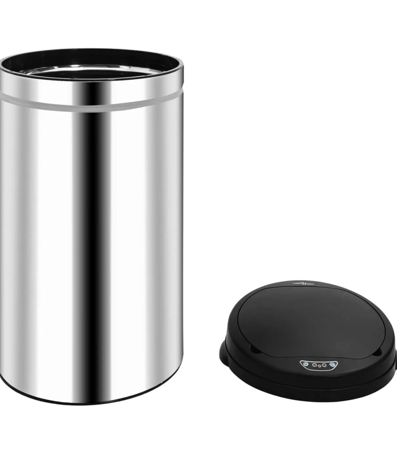 Prullenbak met automatische sensor 50 L roestvrij staal