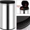 Prullenbak met automatische sensor 60 L roestvrij staal