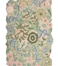 Puur wollen florale stijl tapijt PANSY