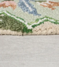 Puur wollen florale stijl tapijt PANSY