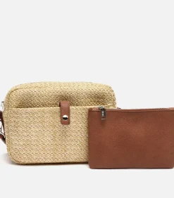 Raffia tas Vrouw Xistu Beige