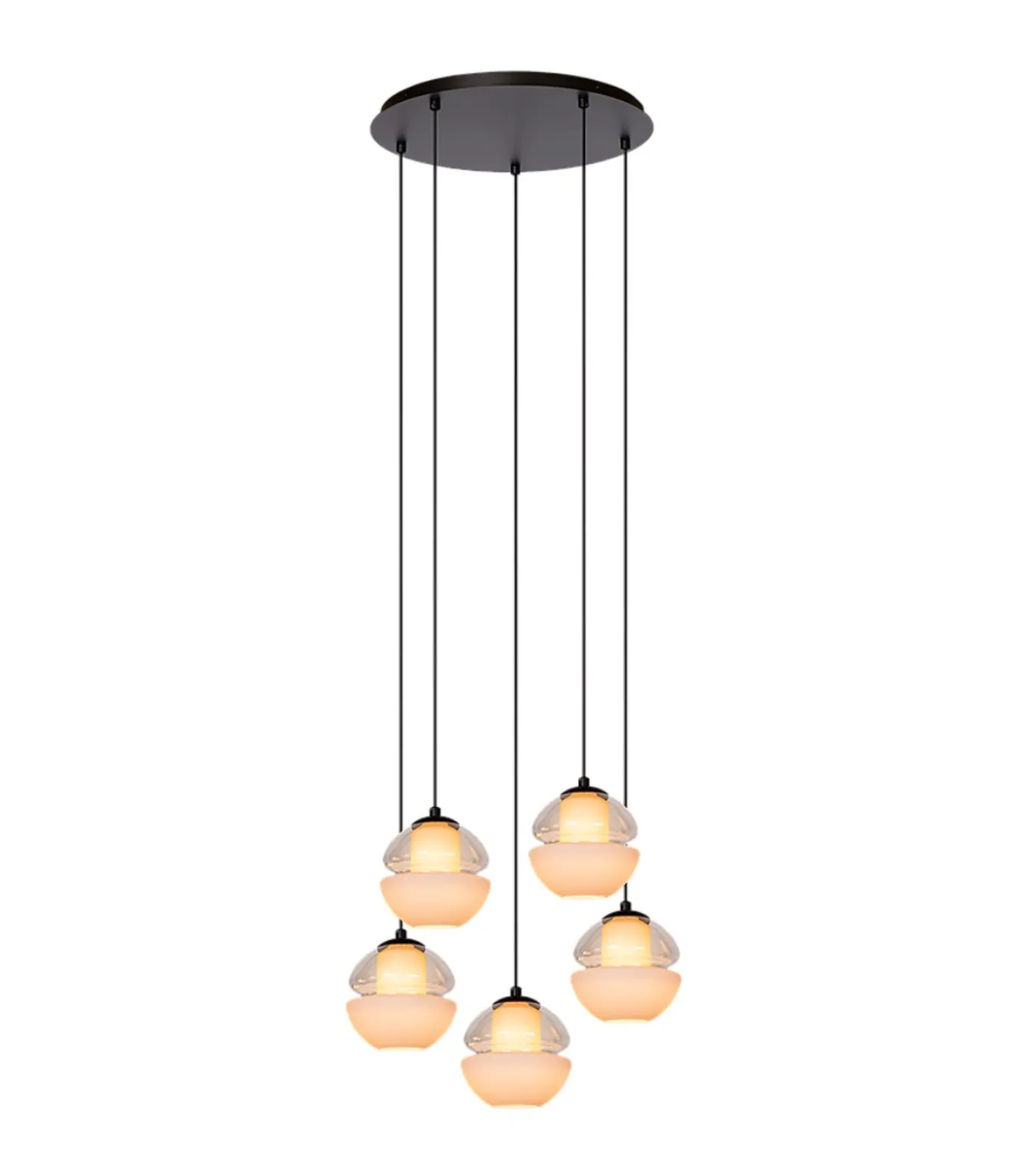 Reese 5 - Hanglamp - Zwart