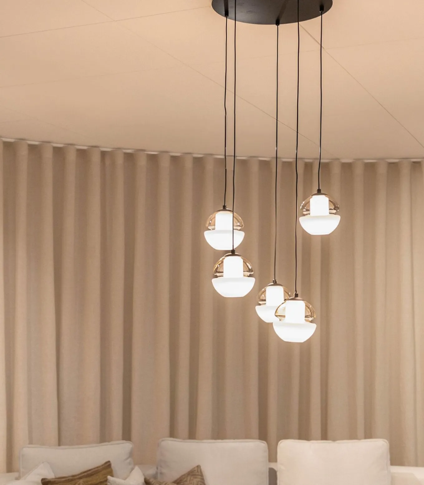 Reese 5 - Hanglamp - Zwart