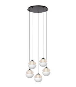 Reese 5 - Hanglamp - Zwart