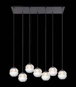 Reese 7 - Hanglamp - Zwart