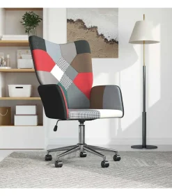 Relaxstoel patchwork stof