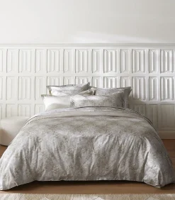 Rocaille - Kussensloop in katoen satijn met print