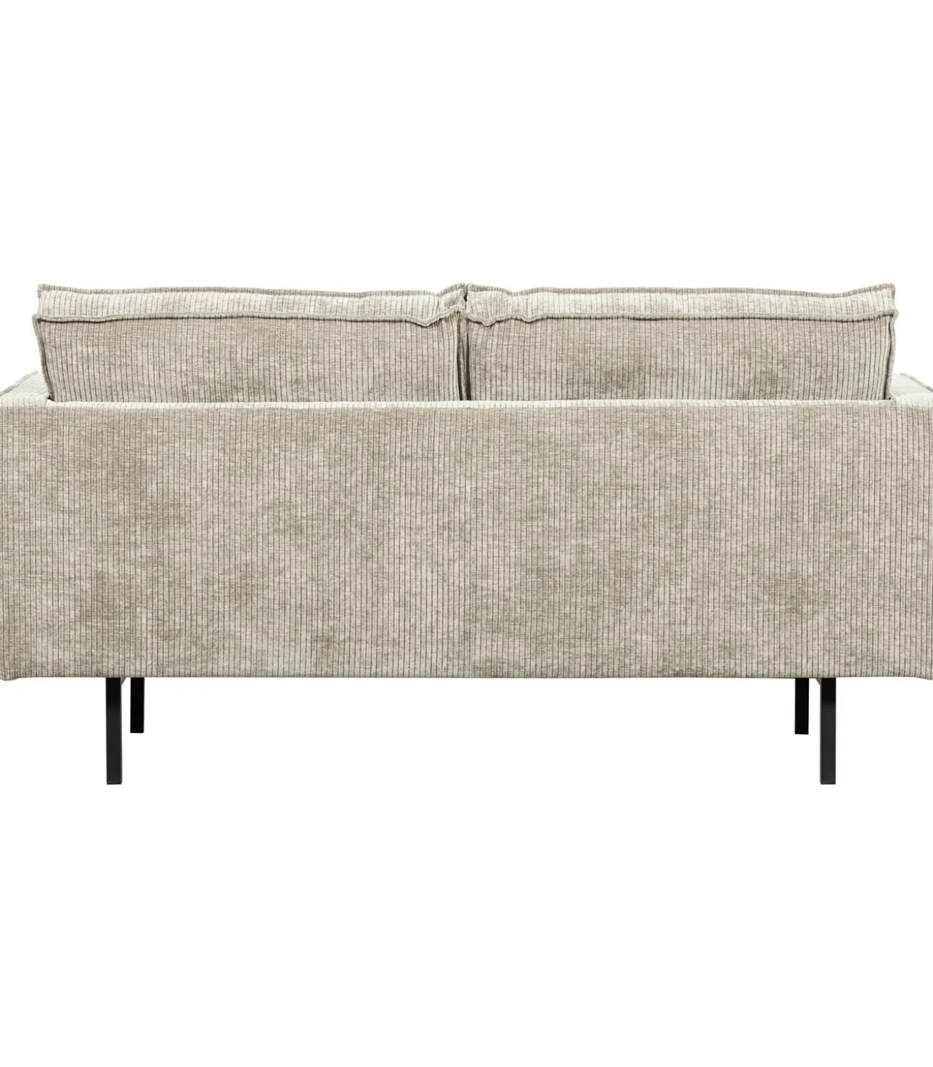 Rodeo Zits Bank - Ribstof - Donkerzand - 85x190x86