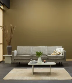 Rodeo Zits Bank - Ribstof - Donkerzand - 85x277x86