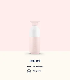 Roestvrijstalen Drinkfles Steel 350ml Soft Pink