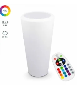 Ronde LED verlichte vaas