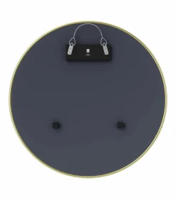 Ronde metalen wandspiegel