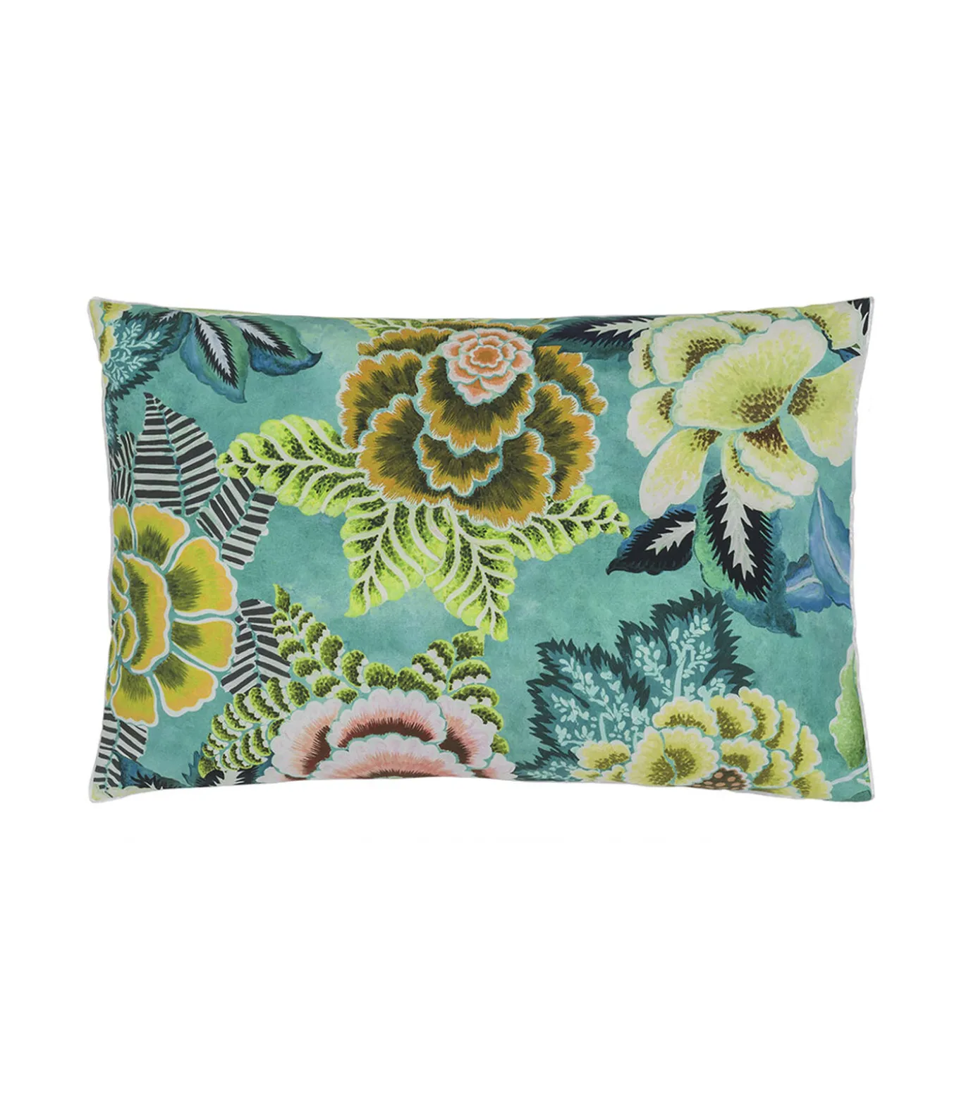 Rose de Damas - Kussensloop in katoen perkal met print