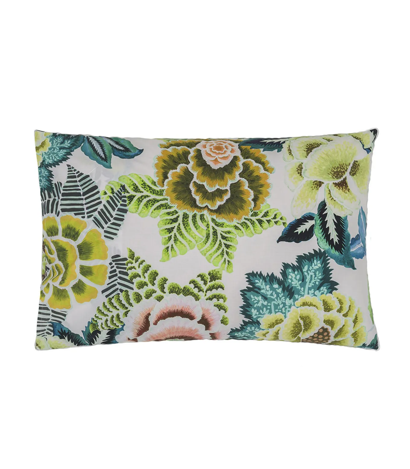 Rose de Damas - Kussensloop in katoen perkal met print