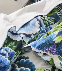 Rose de Damas - Kussensloop in katoen perkal met print