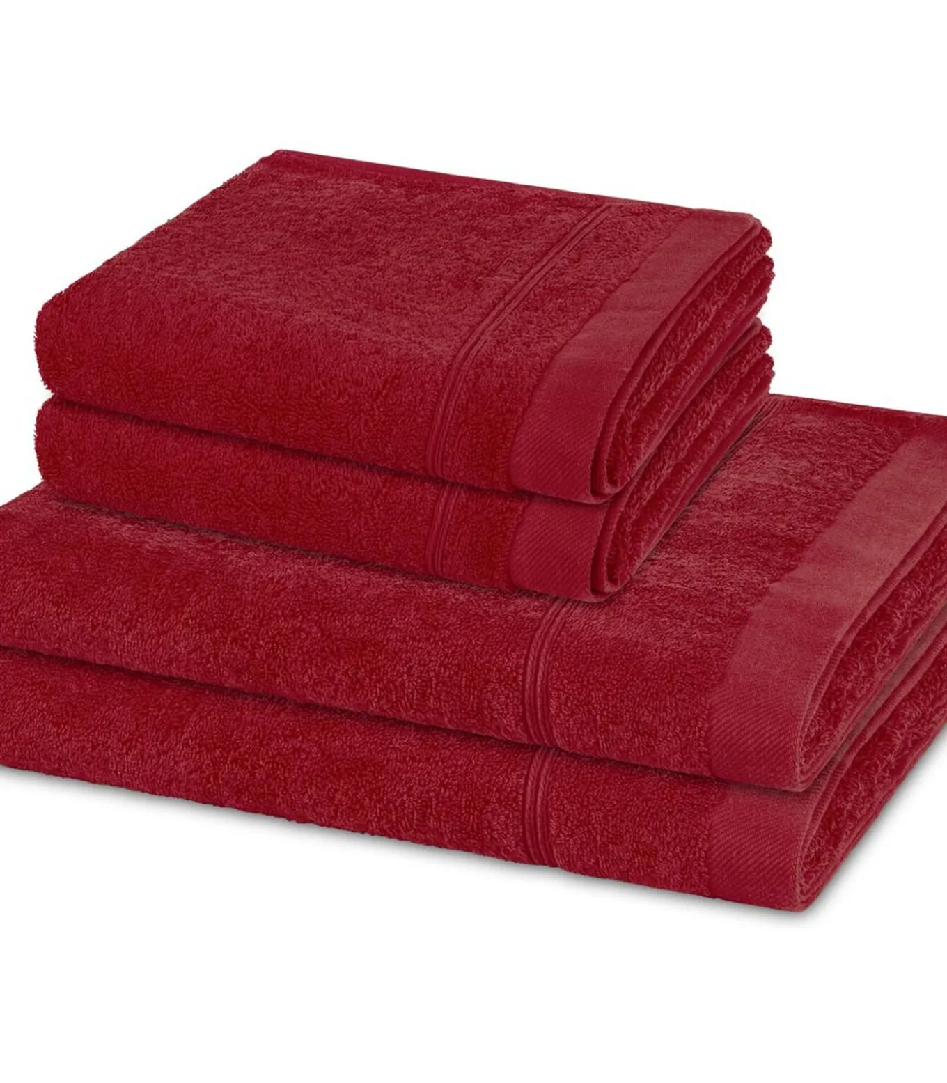 Rubin - 4-delige handdoeken set