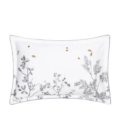 Saison - Kussensloop in katoen satijn met print