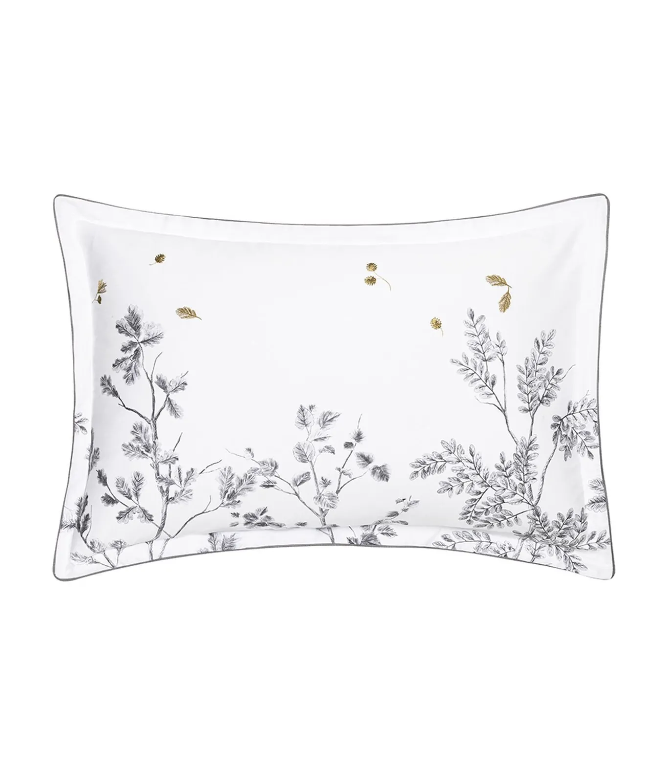 Saison - Kussensloop in katoen satijn met print