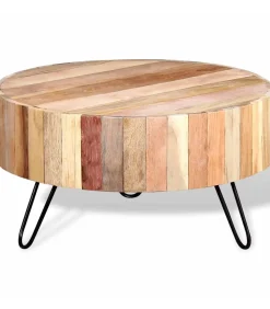 Salontafel massief gerecycled hout