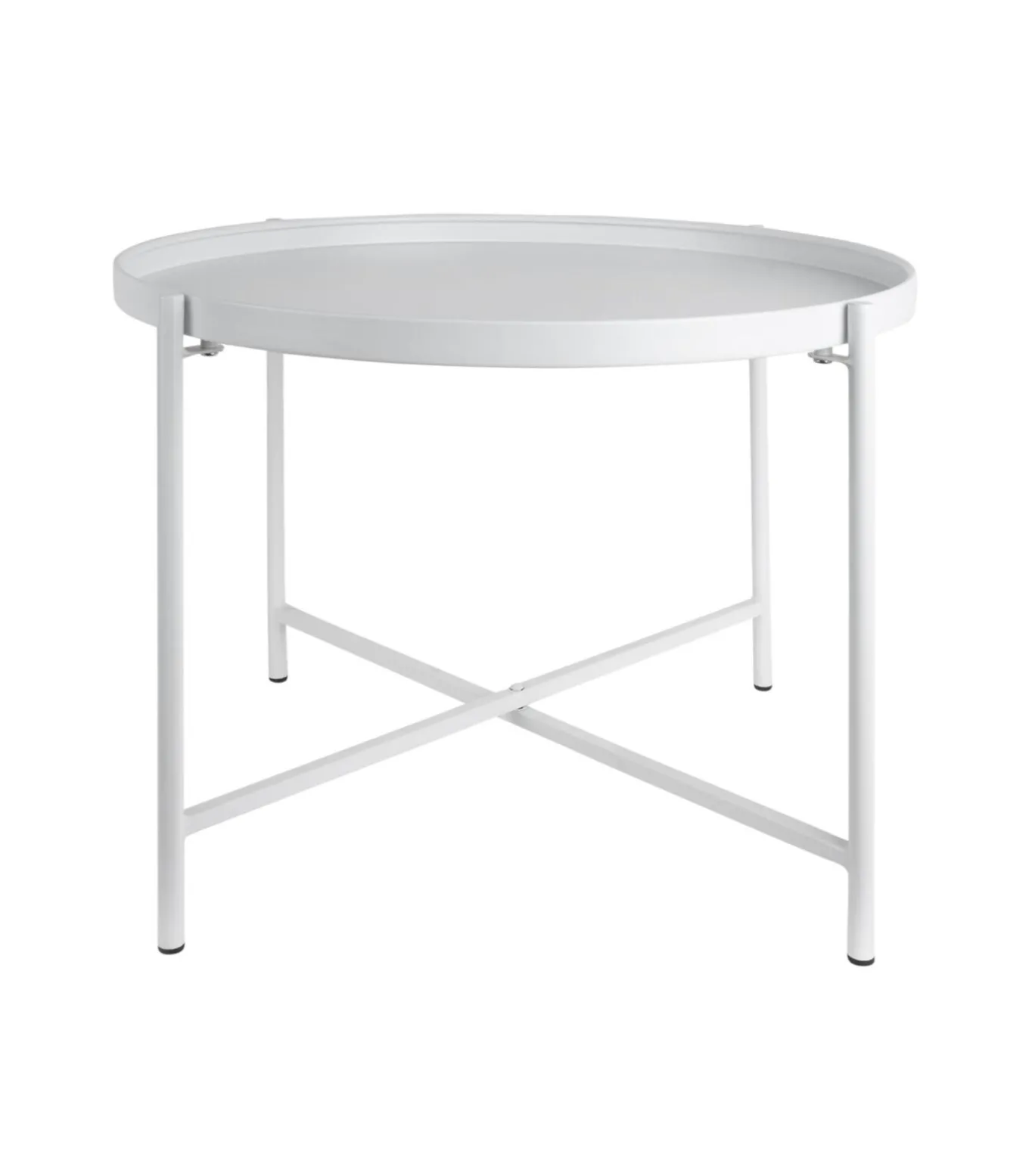 Salontafel Meseta - Wit - 50x50x38.5cm