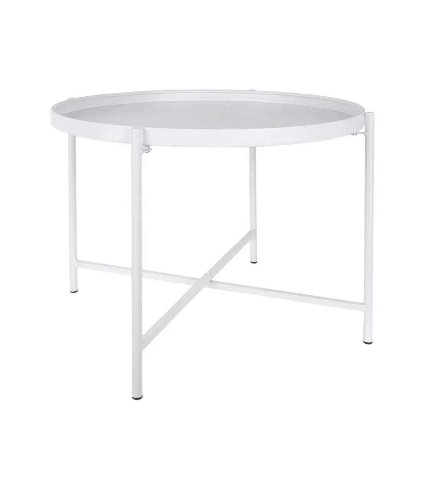 Salontafel Meseta - Wit - 50x50x38.5cm