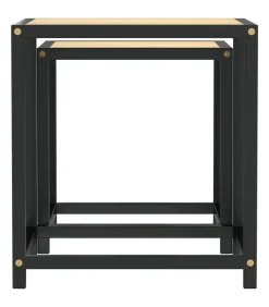 Salontafels 2 st MDF sonoma eikenkleurig