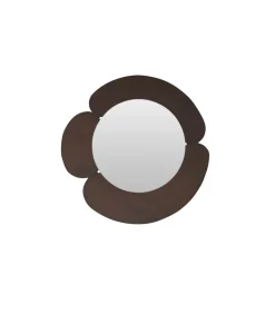 Sara - Spiegel in donker mindihout 110 x 110 cm