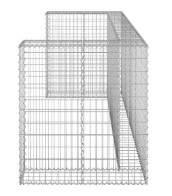 Schanskorf voor containers 254x100x110 cm gegalvaniseerd staal