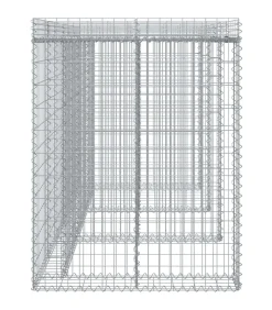 Schanskorf voor vuilnisbak 270x91x120 cm gegalvaniseerd ijzer