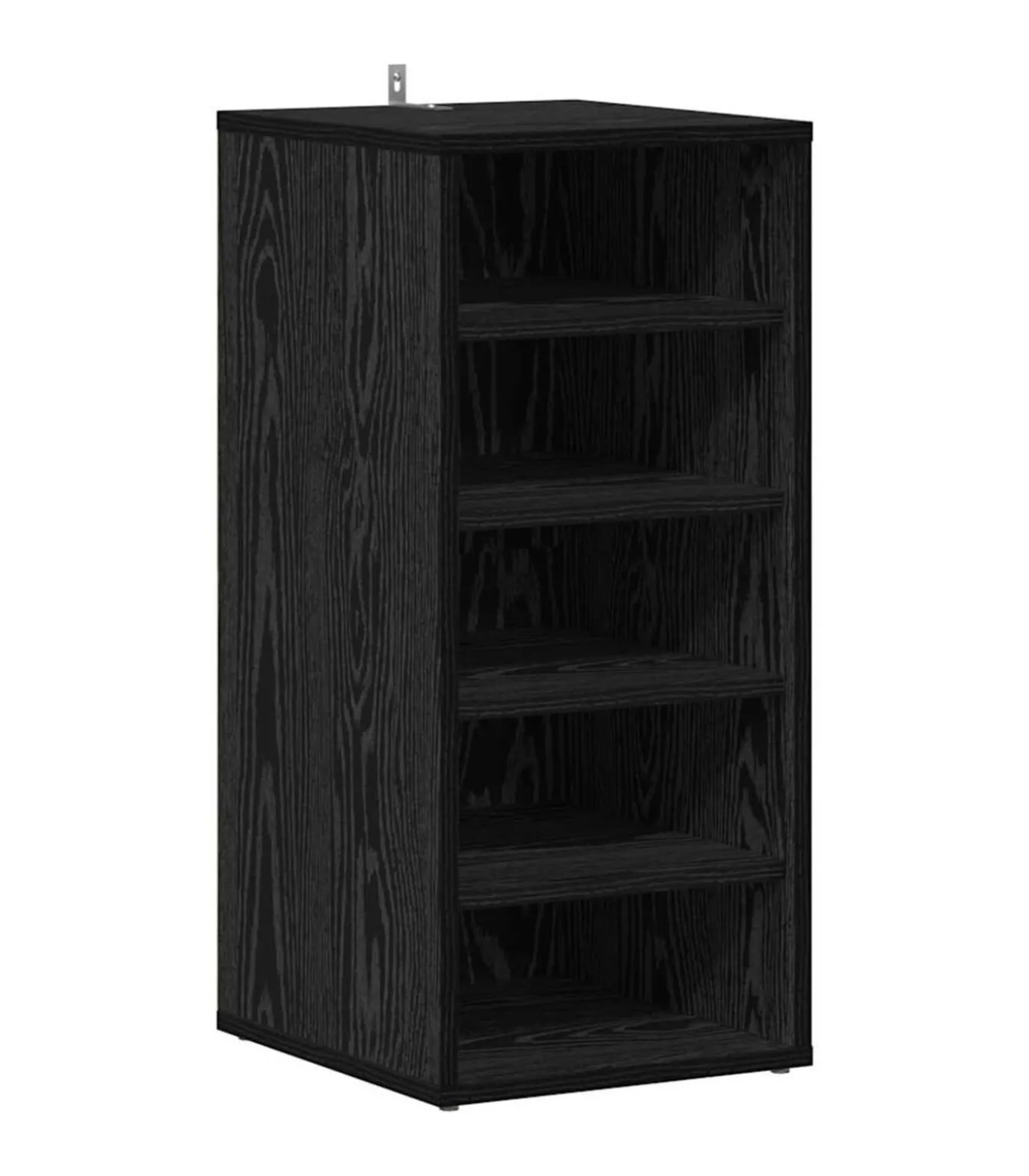 Schoenenkast 2 pcs Zwart eiken 32 x 35 x 70 cm Bewerkt hout