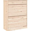 Schoenenkast ALTA 77x35x96 cm massief grenenhout
