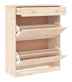 Schoenenkast ALTA 77x35x96 cm massief grenenhout