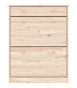 Schoenenkast ALTA 77x35x96 cm massief grenenhout