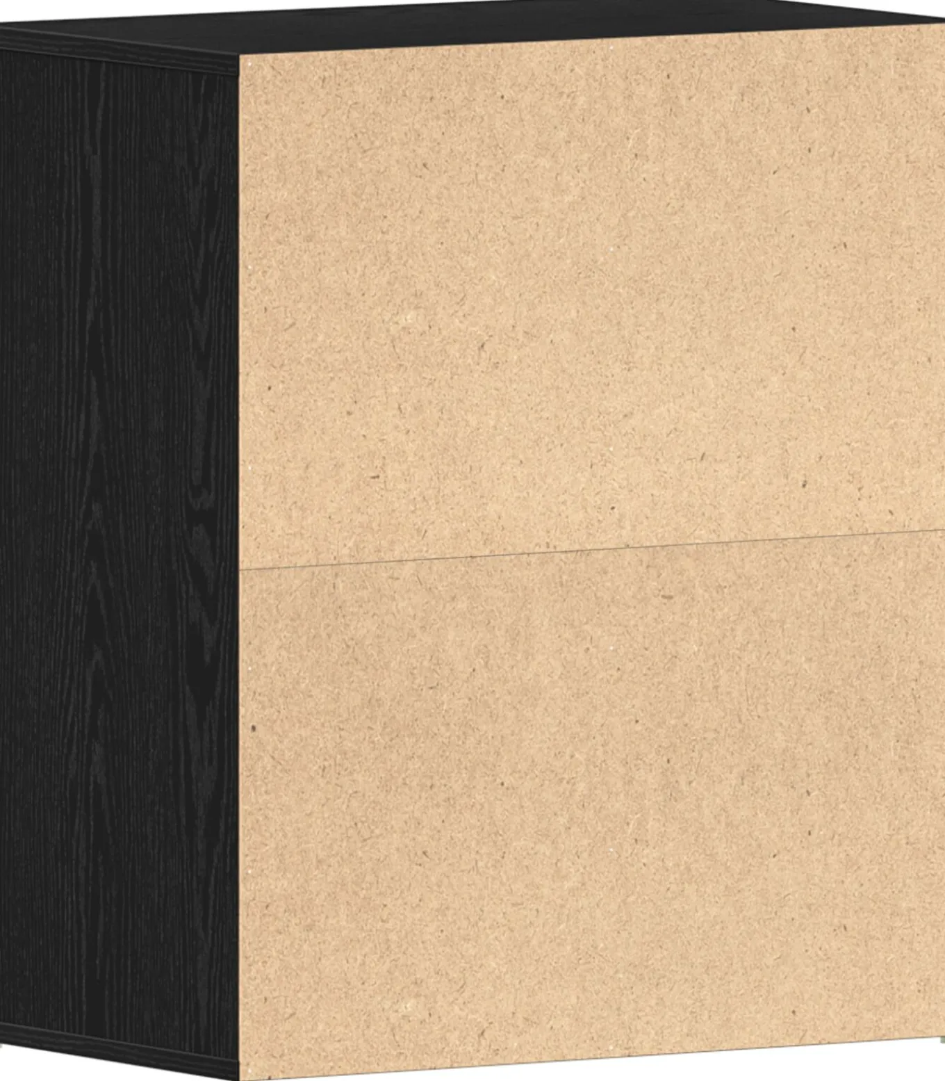 Schoenenkast met plank Zwart eiken 60 x 35 x 70 cm Bewerkt hout