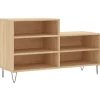 Schoenenkast 102x36x60 cm bewerkt hout sonoma eikenkleurig