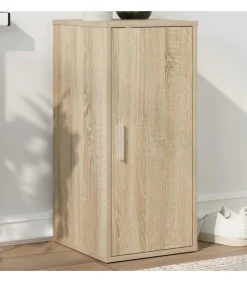 Schoenenkast 32x35x70 cm spaanplaat sonoma eikenkleurig
