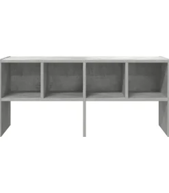 Schoenenrek stapelbaar 89,5x30x40 cm betongrijs