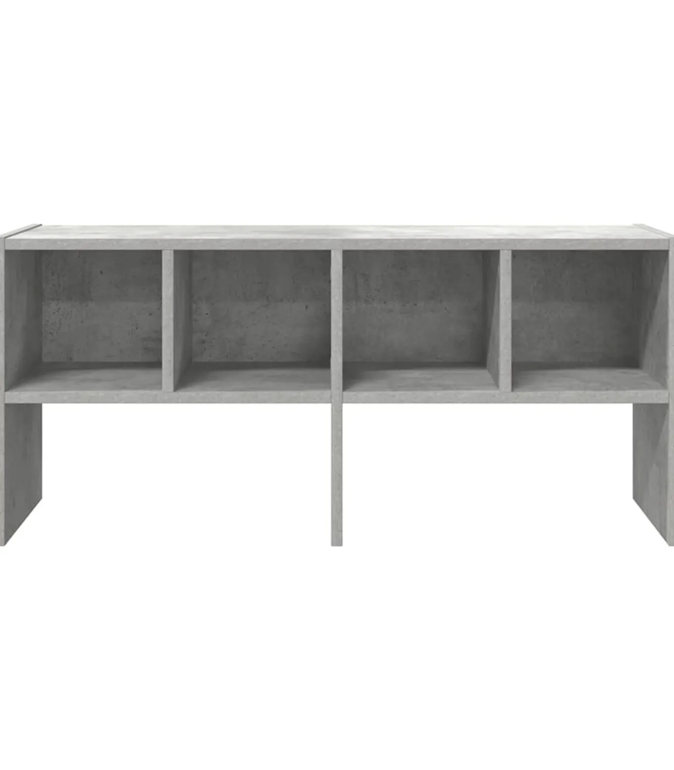 Schoenenrek stapelbaar 89,5x30x40 cm betongrijs